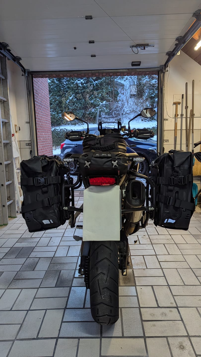 Customer photo review of Hussar 26/28 Pannier Set