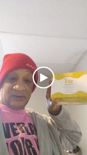 Customer video review of True Hydration Shots