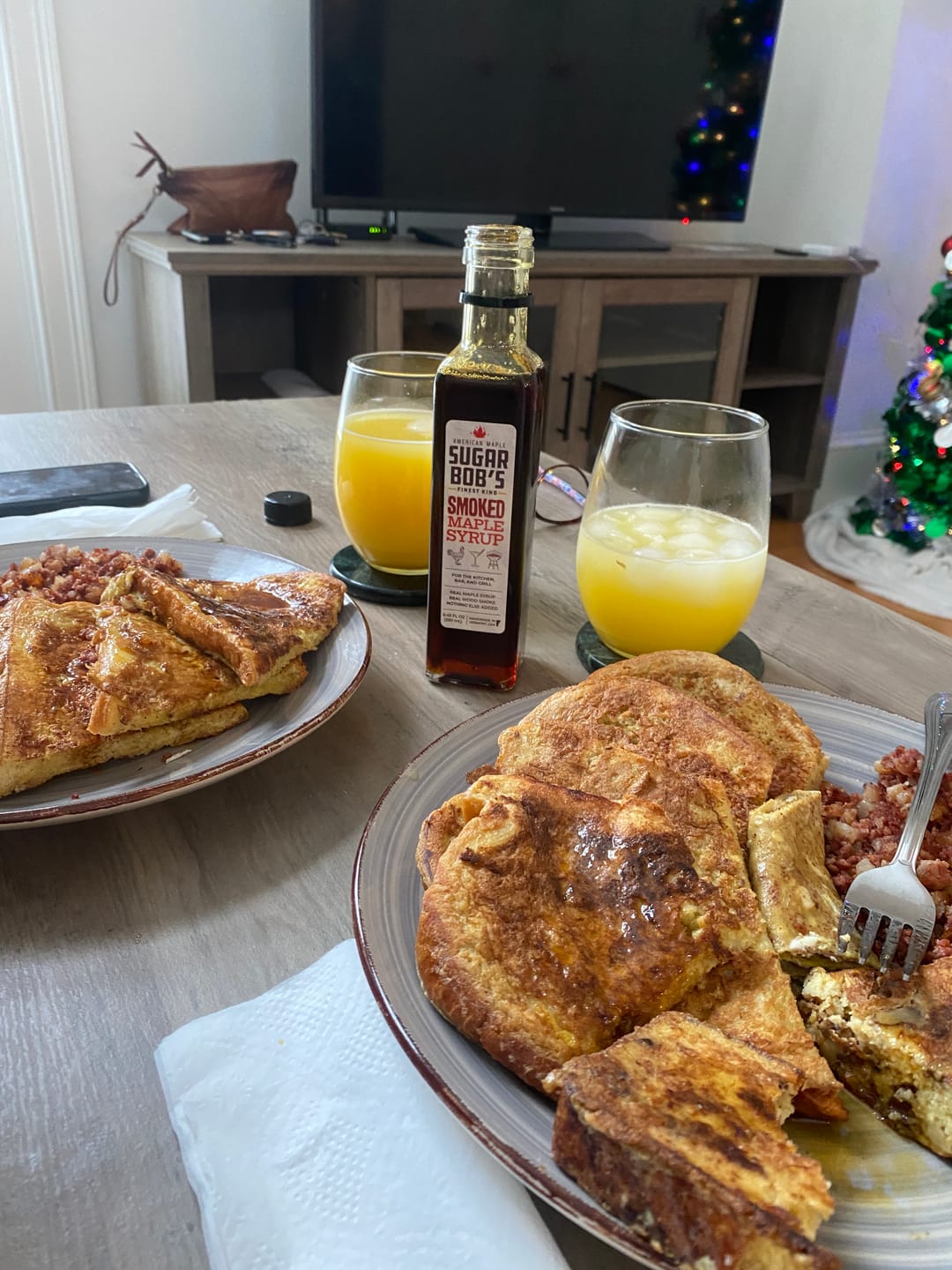 Customer photo review of The Original Smoked Maple Syrup
