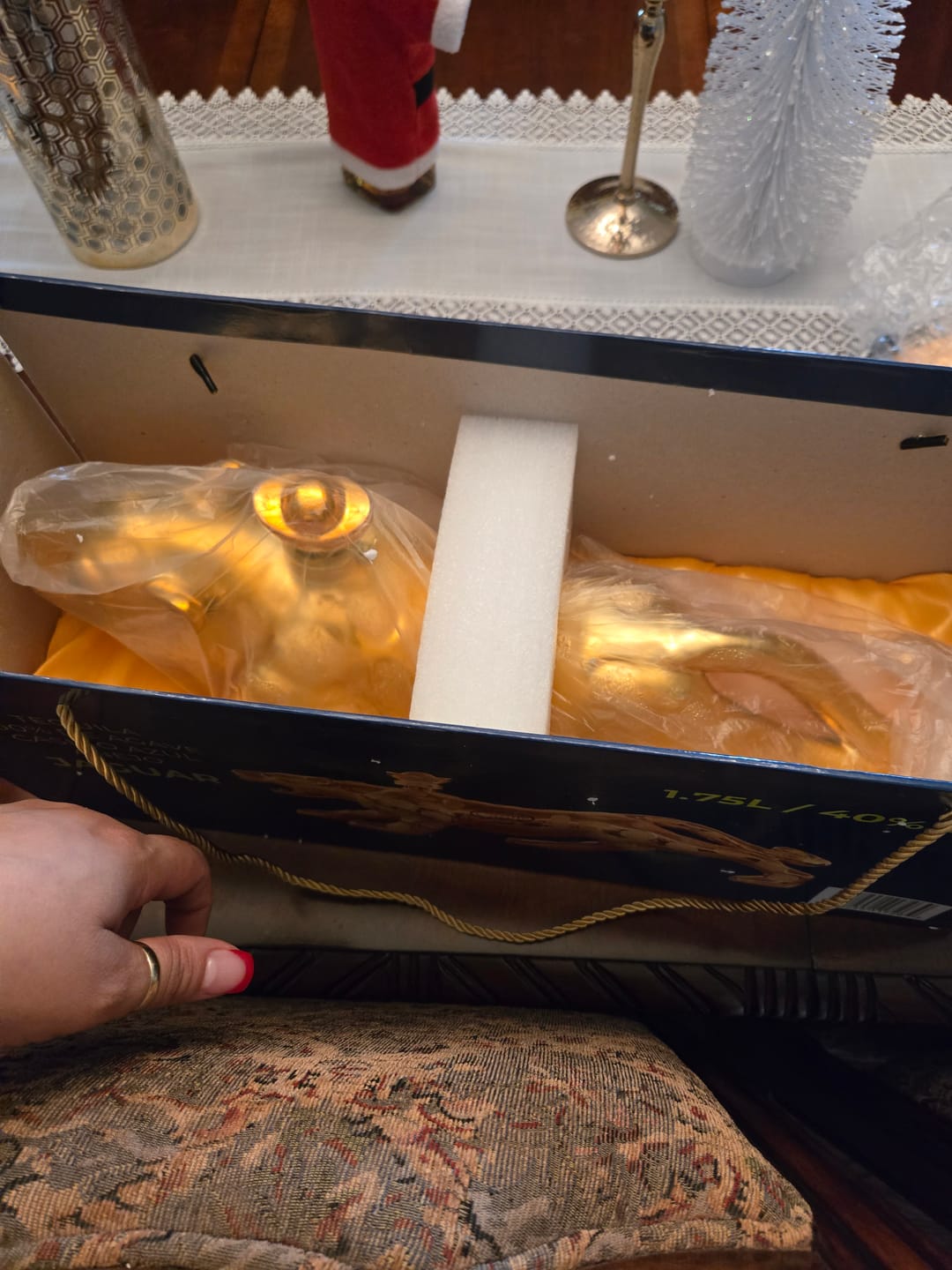 Customer photo review of Jaguar Gold Tequila Anejo 1.75L and Platinum French Whisky 1.75L
