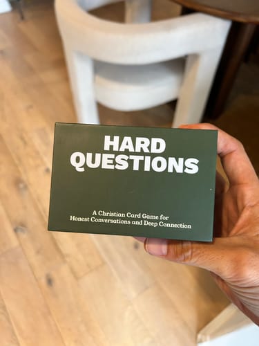 Customer photo review of Hard Questions: Christian Game