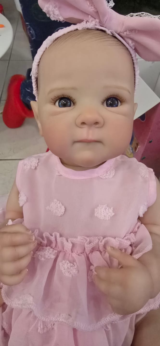 Customer photo review of Bambola reborn full silicone vinile altamente realistica - BETTIE