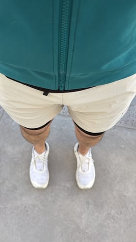 Customer photo review of Core-Vent Liner Shorts - Whisper Gray