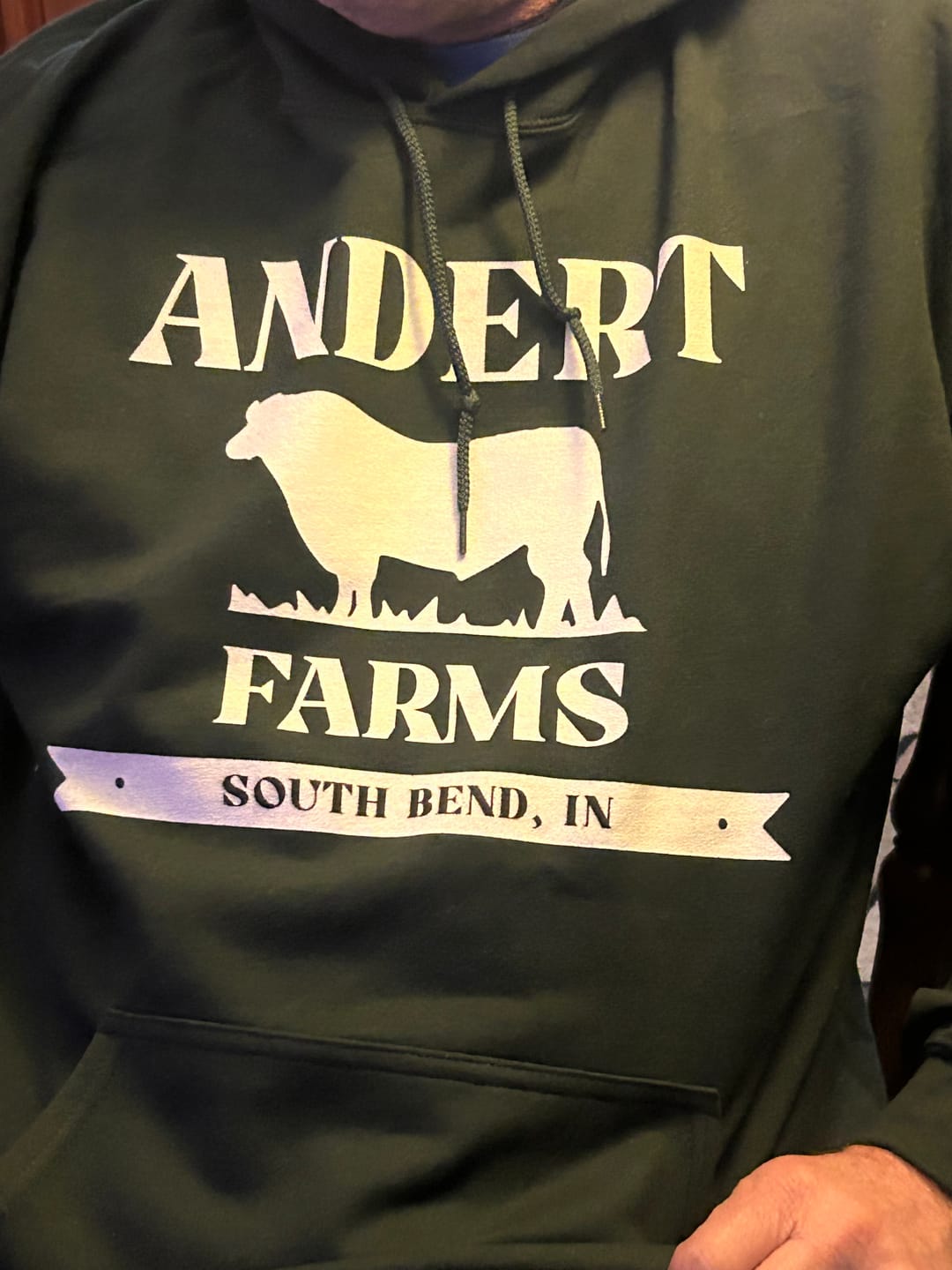 Customer photo review of CATTLE FARM CUSTOM HOODIE C3