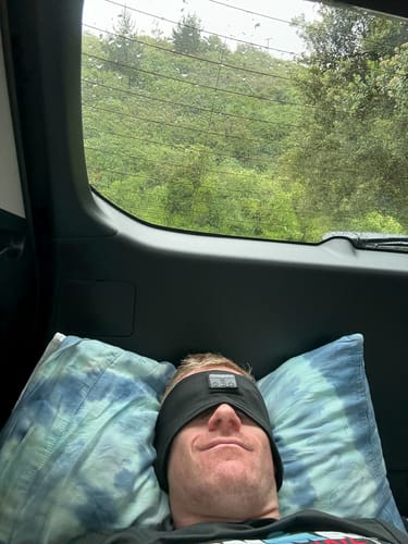 Customer photo review of CozyBand Wireless Headphones