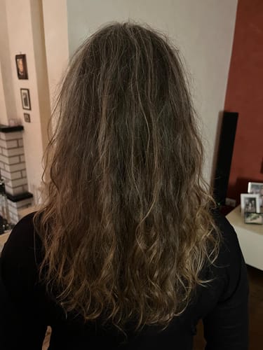 Customer photo review of 15% Ylang Ylang & Patchouli Haarseife (Beruhigend & Tiefenpflegend)