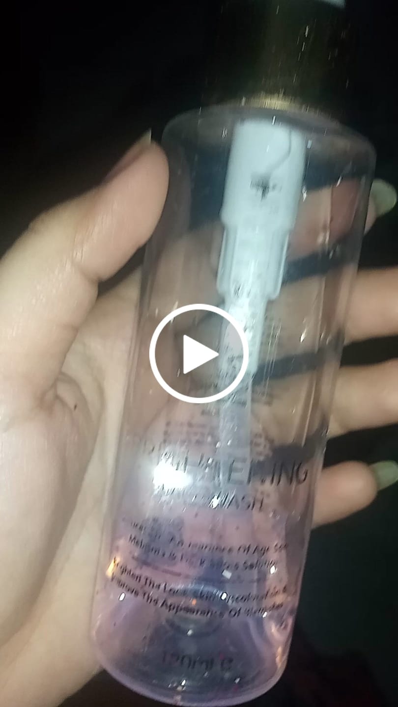 Customer video review of Brightening Facewash 150ml