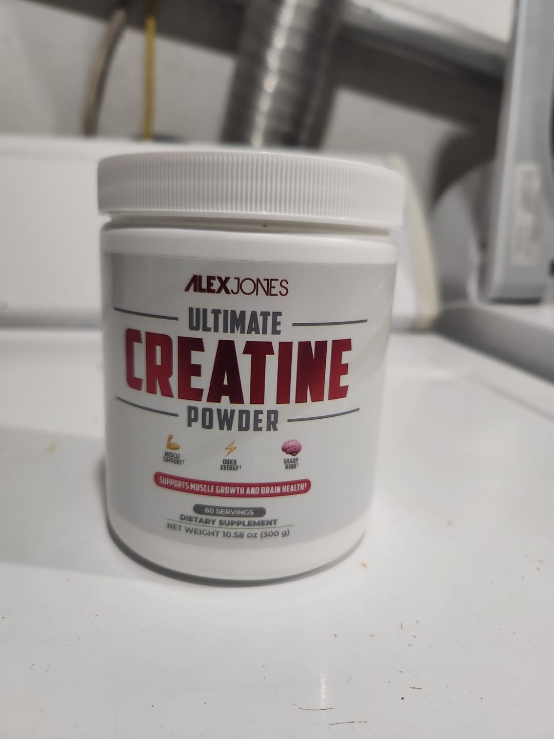 Customer photo review of Ultimate Creatine Powder by Alex Jones