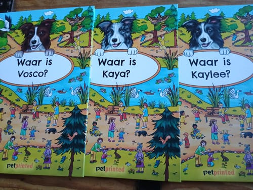 Customer photo review of Waar ben jij? - Gepersonaliseerde honden zoek-en-vind boek