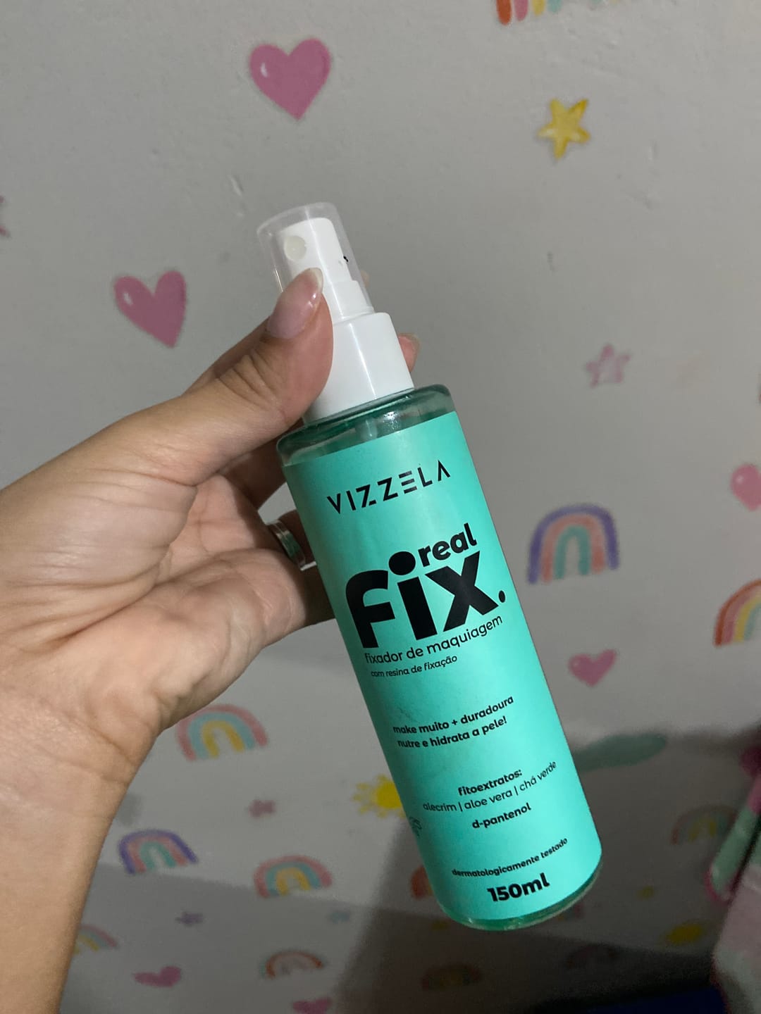 Customer photo review of Mini Fixador De Maquiagem Real Fix