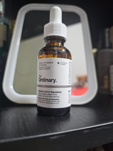 Customer photo review of Retinol 0.2% in Squalane