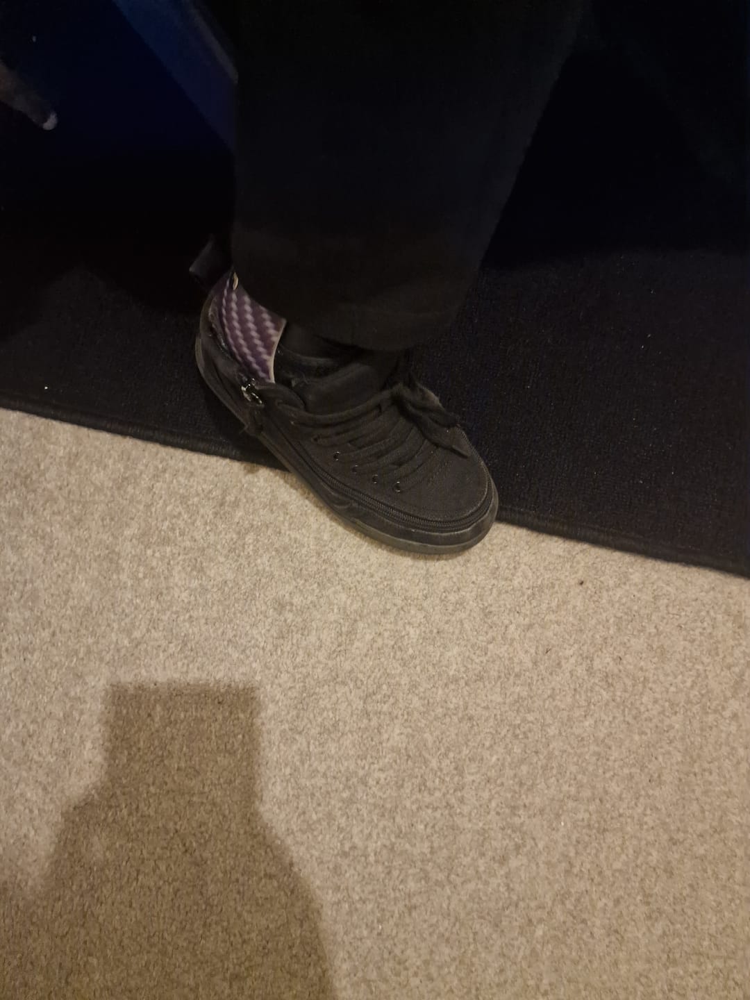 Customer photo review of Black to the Floor BILLY Classic D|R II High Tops CPMA-Certified AFO-Ready