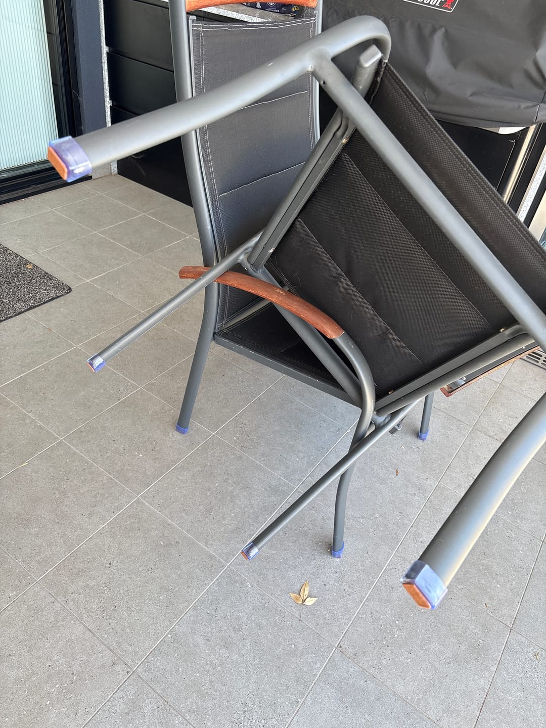 Customer photo review of Groovy Flex Silicone Felt Chair Leg Protectors | Stretchy Edition