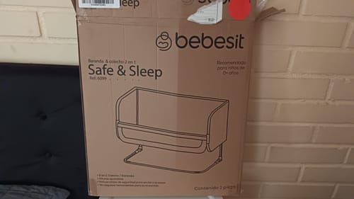 Customer photo review of Baranda & Colecho 2 en 1 Safe & Sleep Bebesit