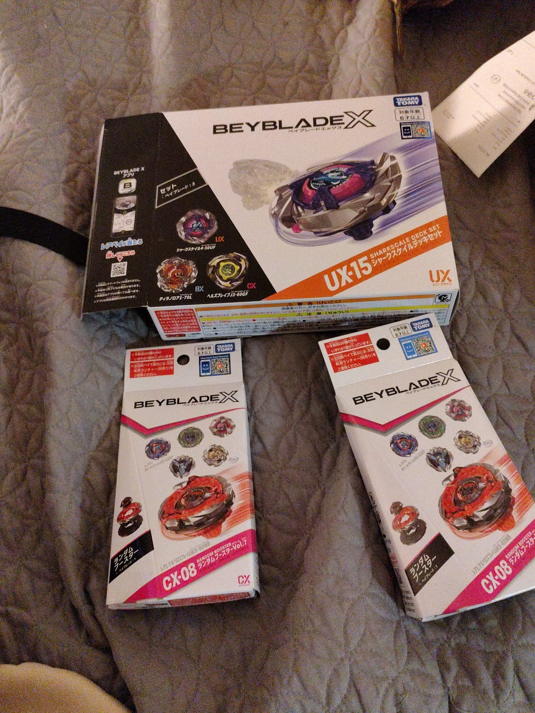 Customer photo review of Beyblade X UX-15 SharkScale Deck Set