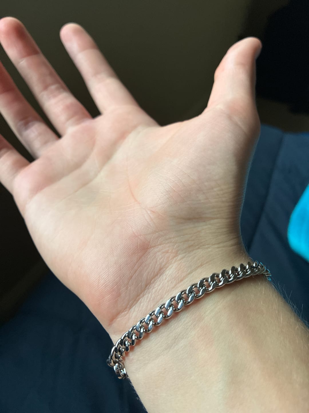 Customer photo review of 5mm Cuban Link Bracelet