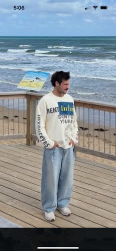 Customer photo review of Omirad “COPYCAT WAR” Heavy Waffle Long Sleeve