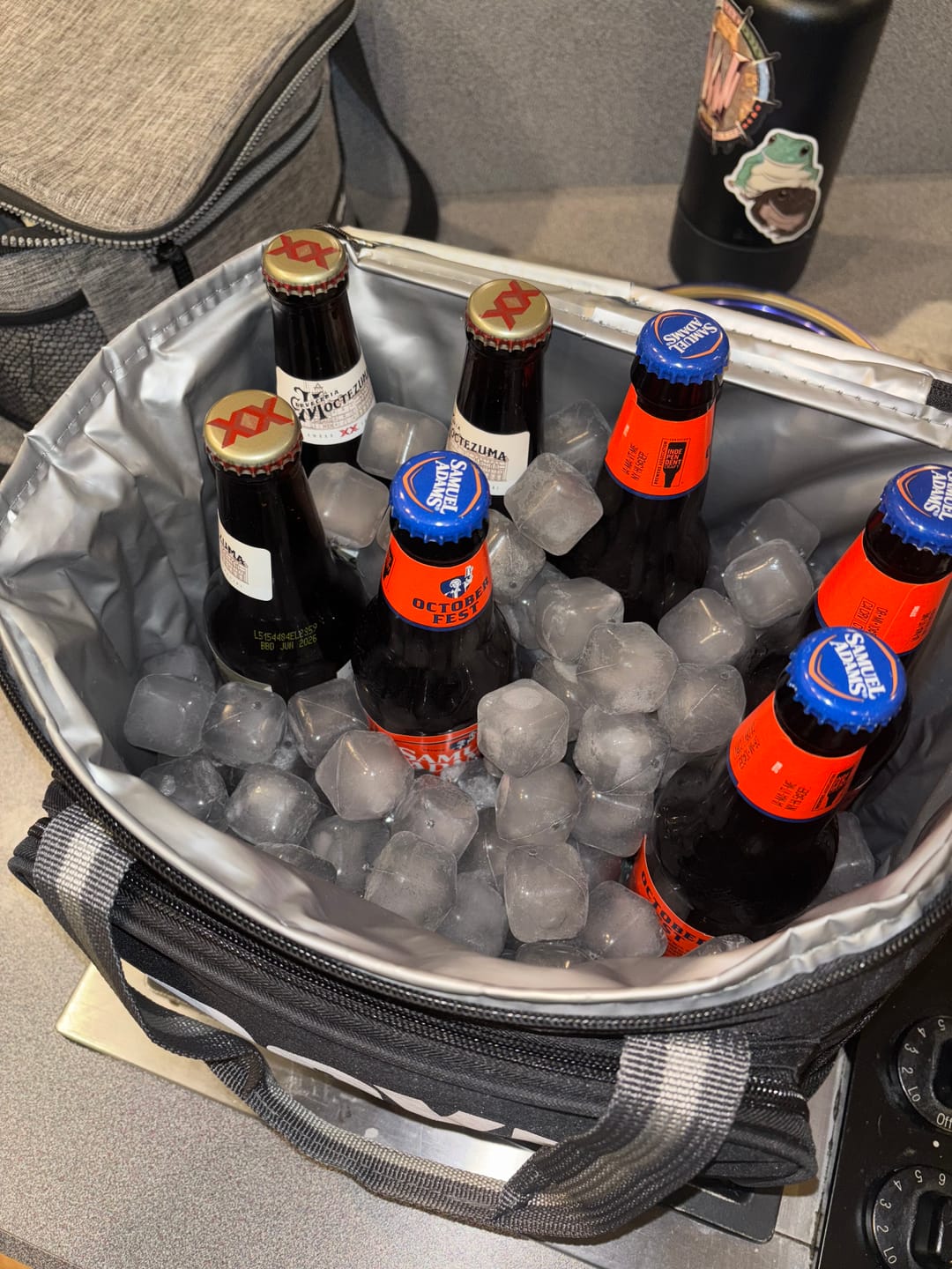Customer photo review of The Foursome - (4 pack) Reusable Ice Cubes and Bag