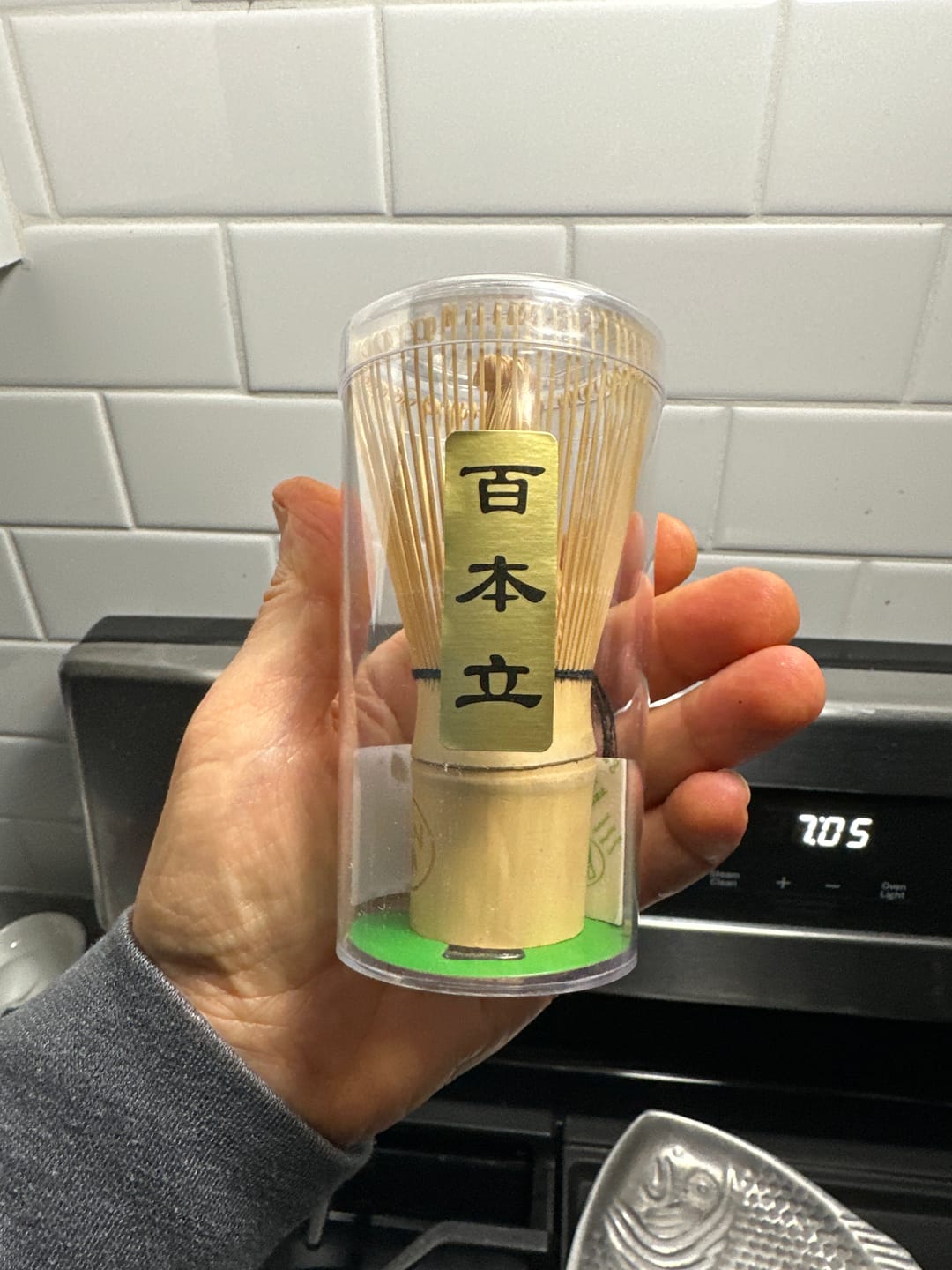 Customer photo review of Matcha Bamboo Whisk