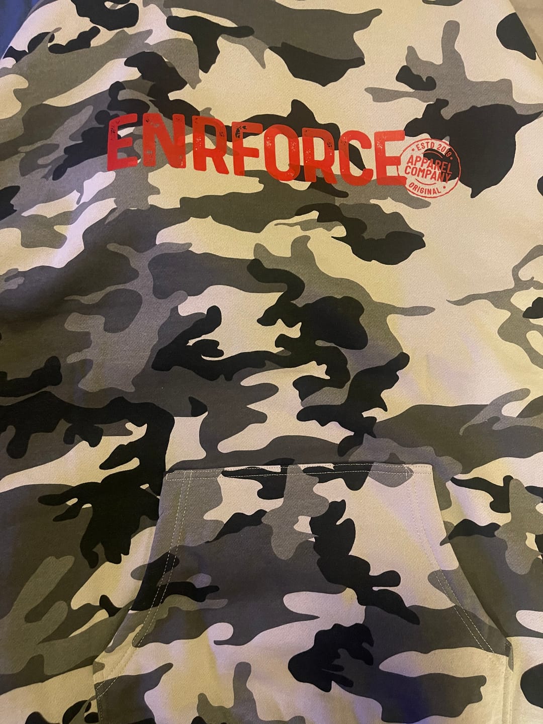 Customer photo review of Snow Camo Hoodie