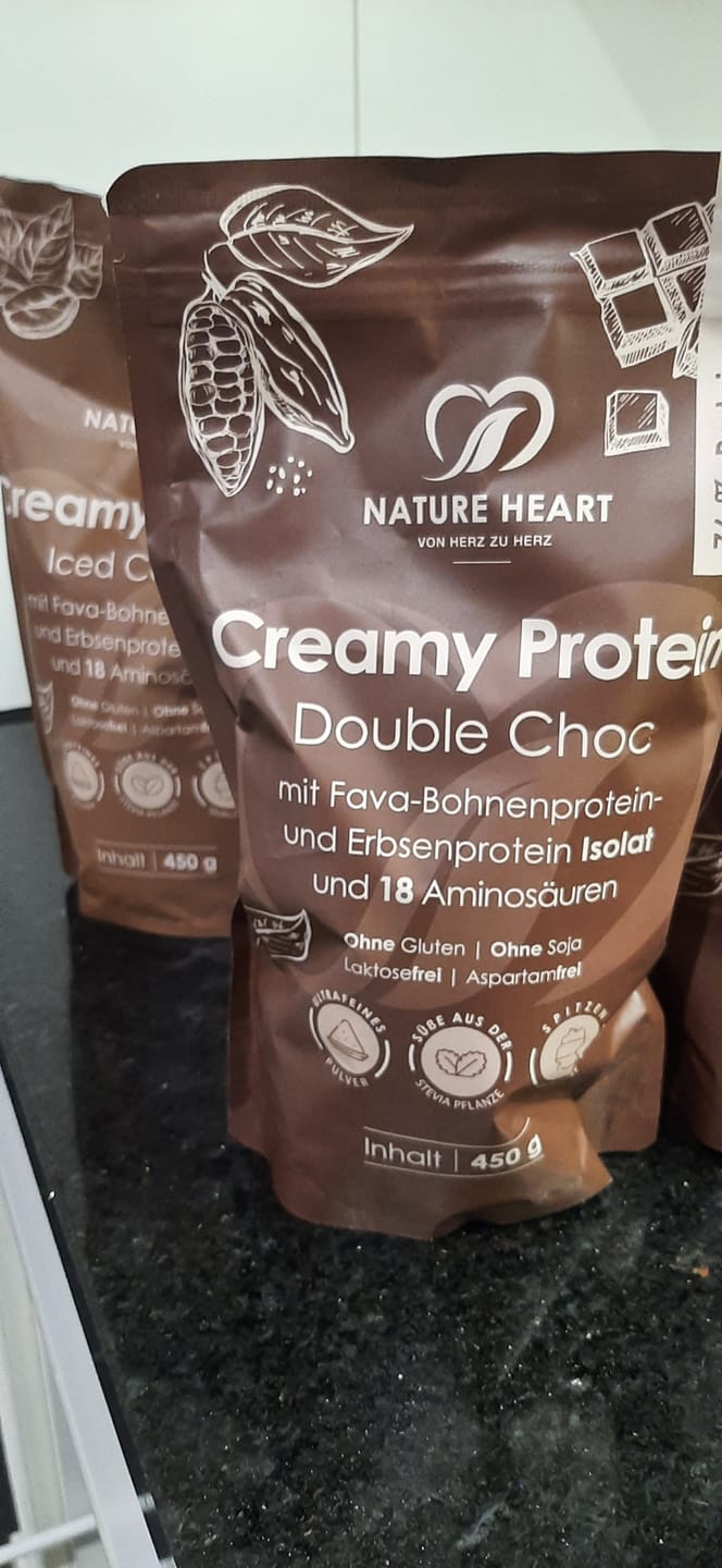 Customer photo review of Creamy Protein Double Choc