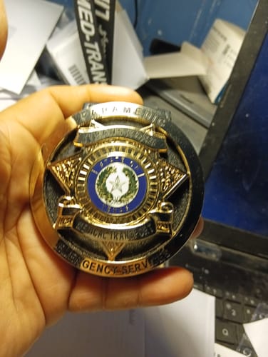 Customer photo review of Customizable Badge BA26