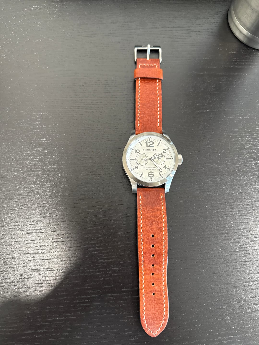 Customer photo review of Horween English Tan Dublin | Natural Thread