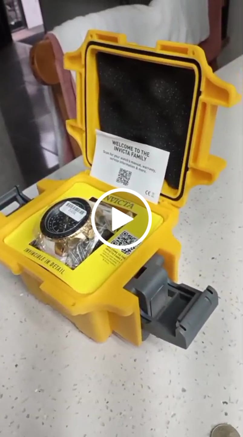 Customer video review of Reloj Deportivo Para Hombre Invicta Aviator 39312 - Blanco