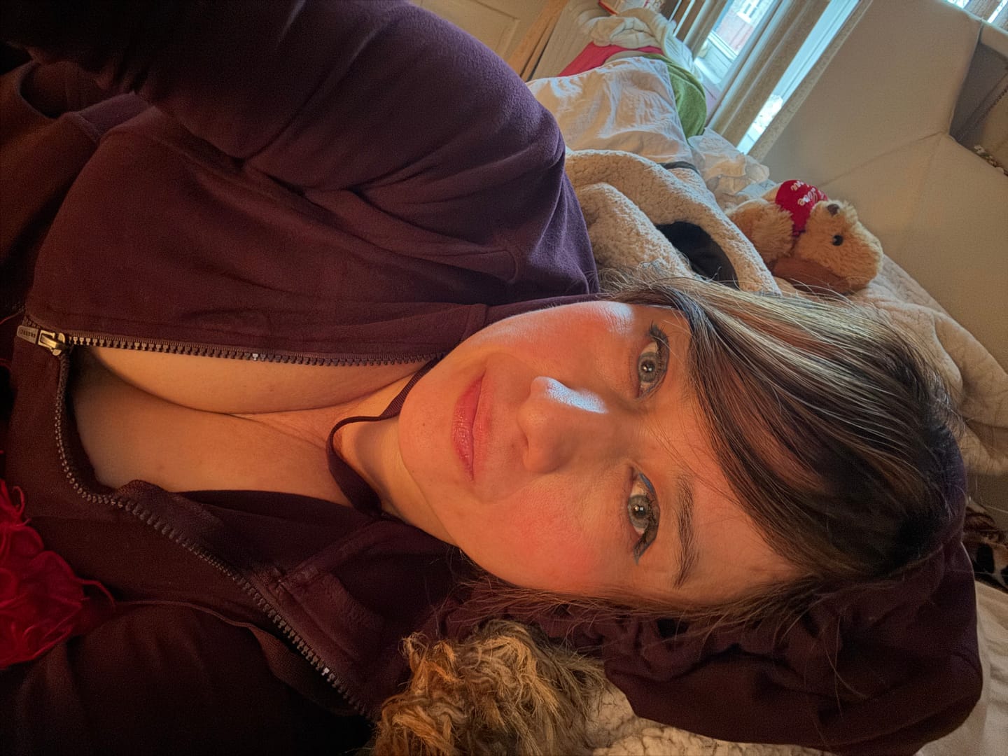 Customer photo review of Vela Grey Prescription Colored Contact Lenses