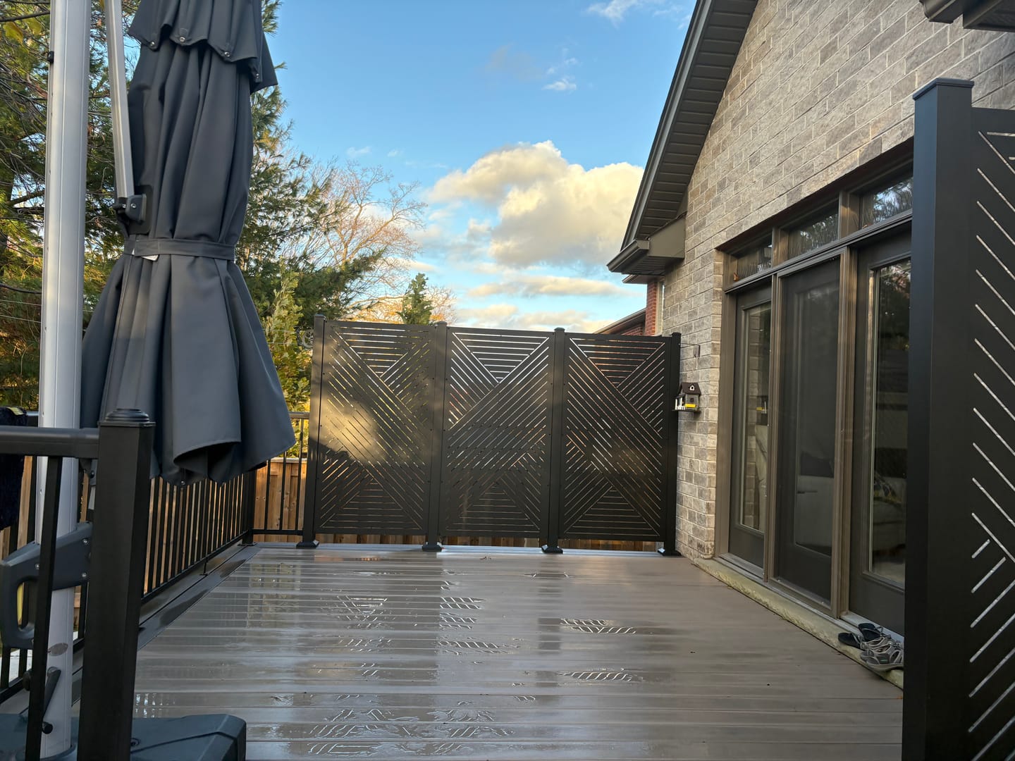 Customer photo review of Privacy Screen (Hexx)