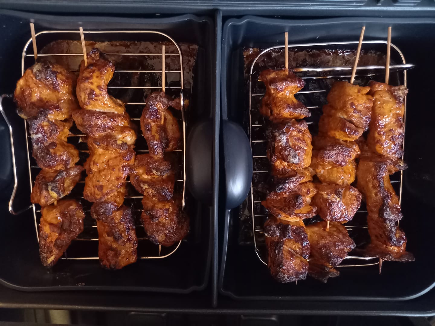 Customer photo review of Schweine-Schaschlik BBQ – süß-rauchige Marinade mit Honig | mySchaschlik