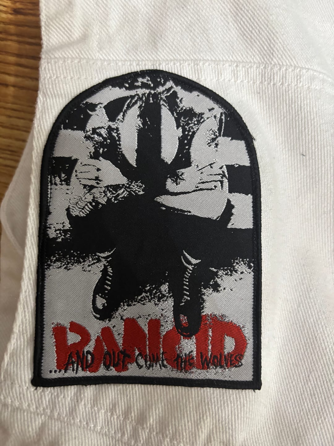 Customer photo review of Rancid - ...And Out Come The Wolves - Patch
