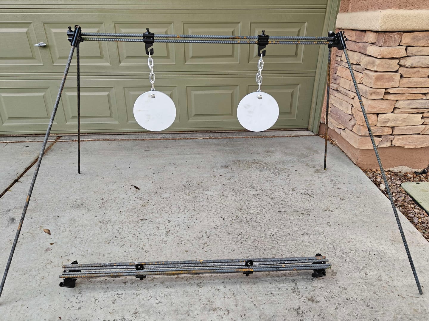 Customer photo review of Rebar Target Stand Kit