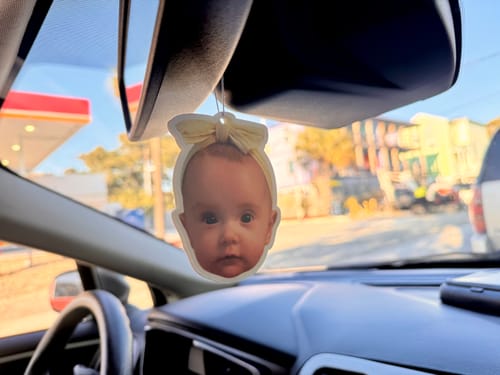 Customer photo review of Custom Air Freshener Live Crop