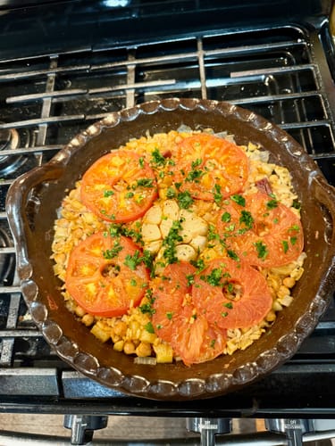Customer photo review of CAZUELA / CASSEROLE – Traditional Mexican Red Clay Cazuela