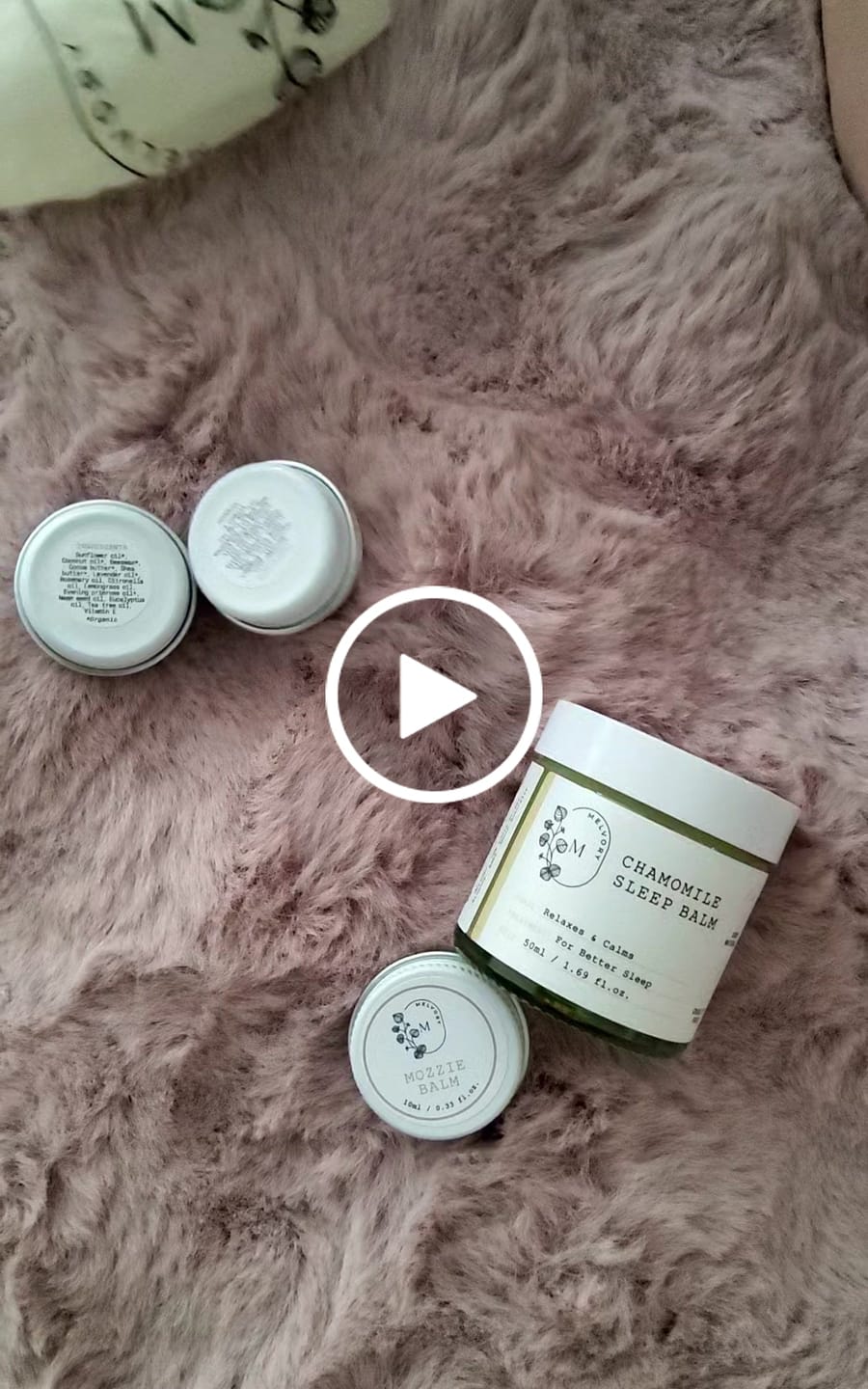 Customer video review of Chamomile Sleep Balm