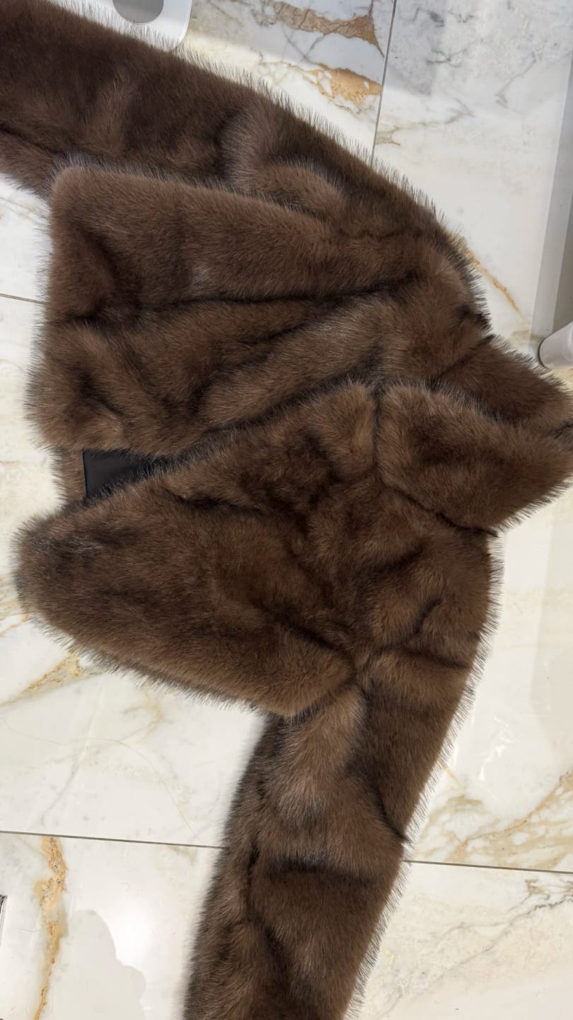 Customer photo review of Estelle Faux Fur Coat