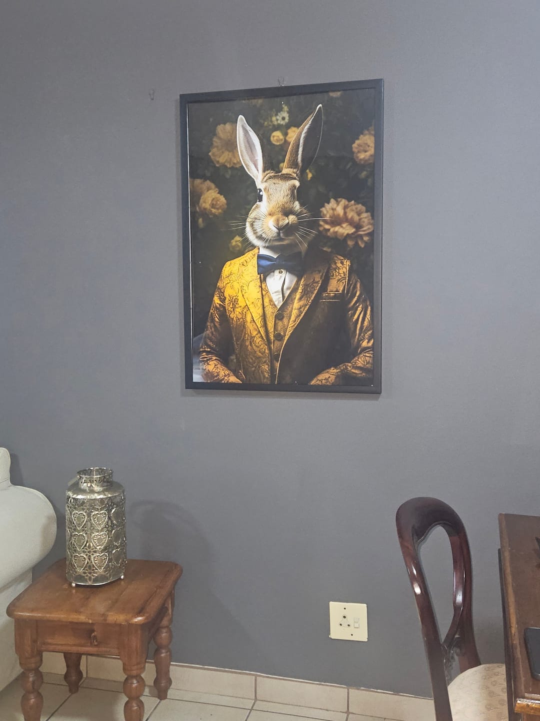 Customer photo review of Wall Art | Framed Rabbit Art | 1 Set