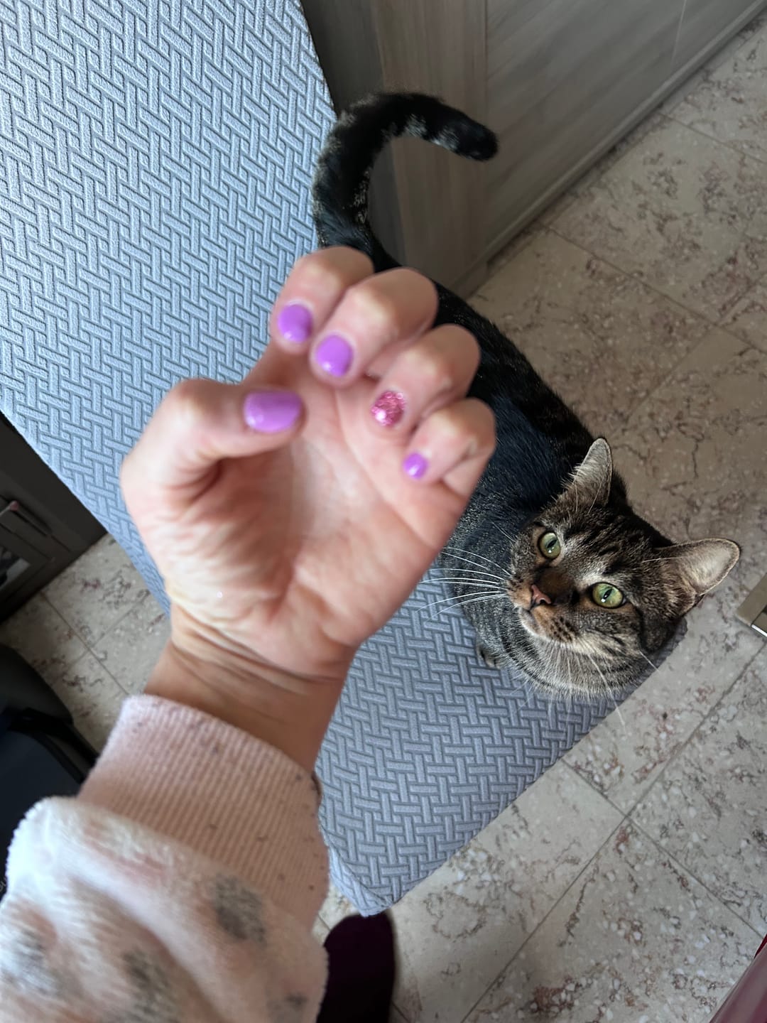 Customer photo review of Fandango Pink Dipping Powder