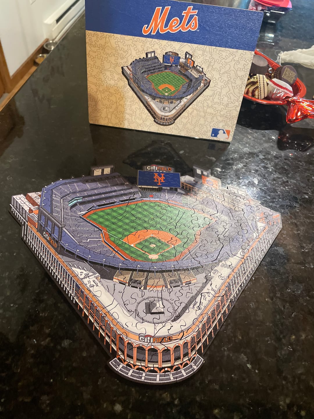 Customer photo review of New York Mets™ Citi Field Stadium - Wooden Puzzle