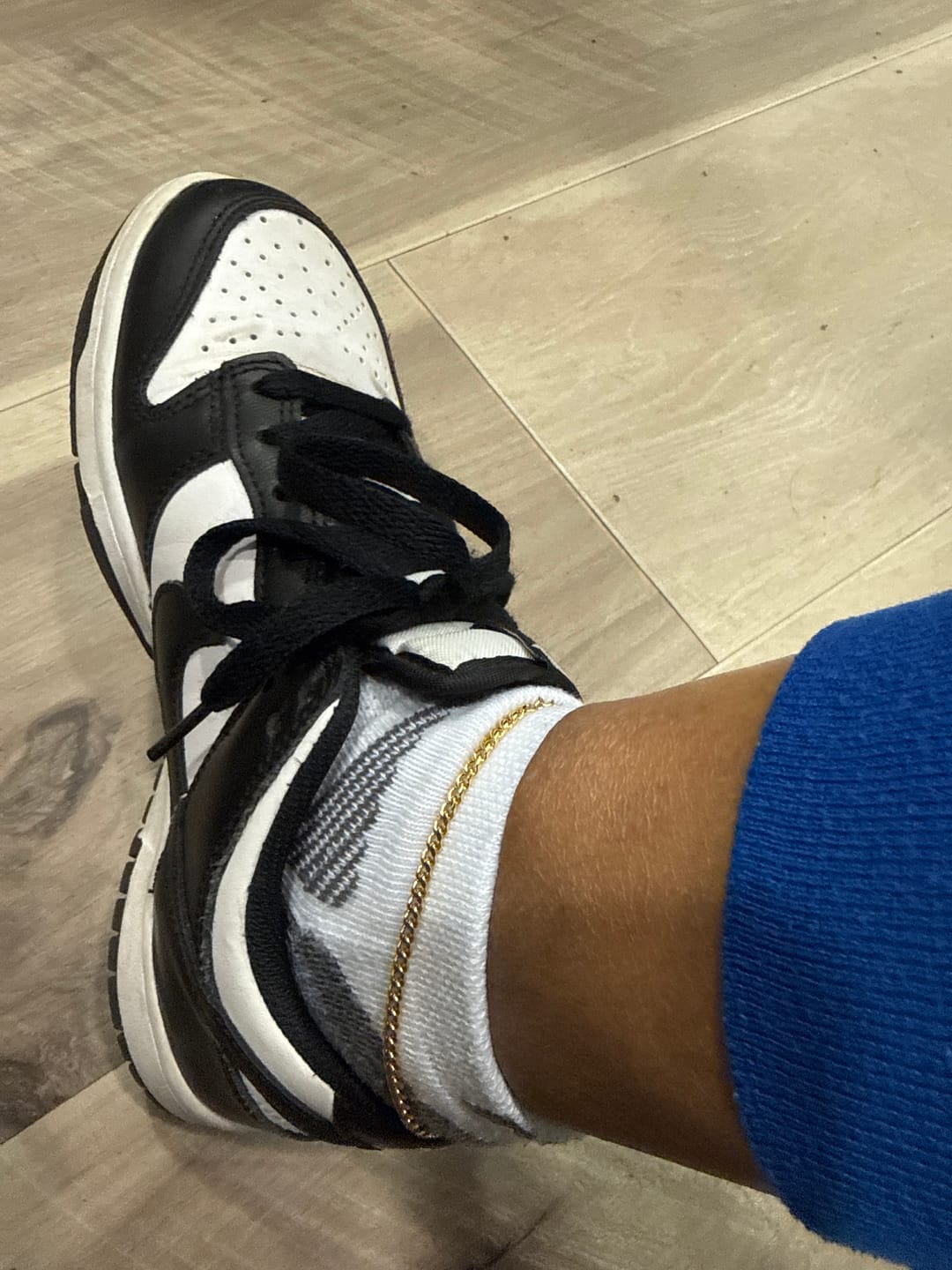 Customer photo review of Cuban Link Anklet - 3mm