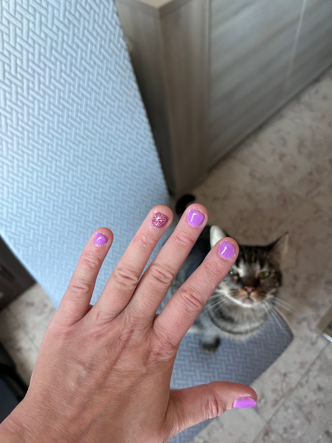 Customer photo review of Pink Lemonade Dipping Powder