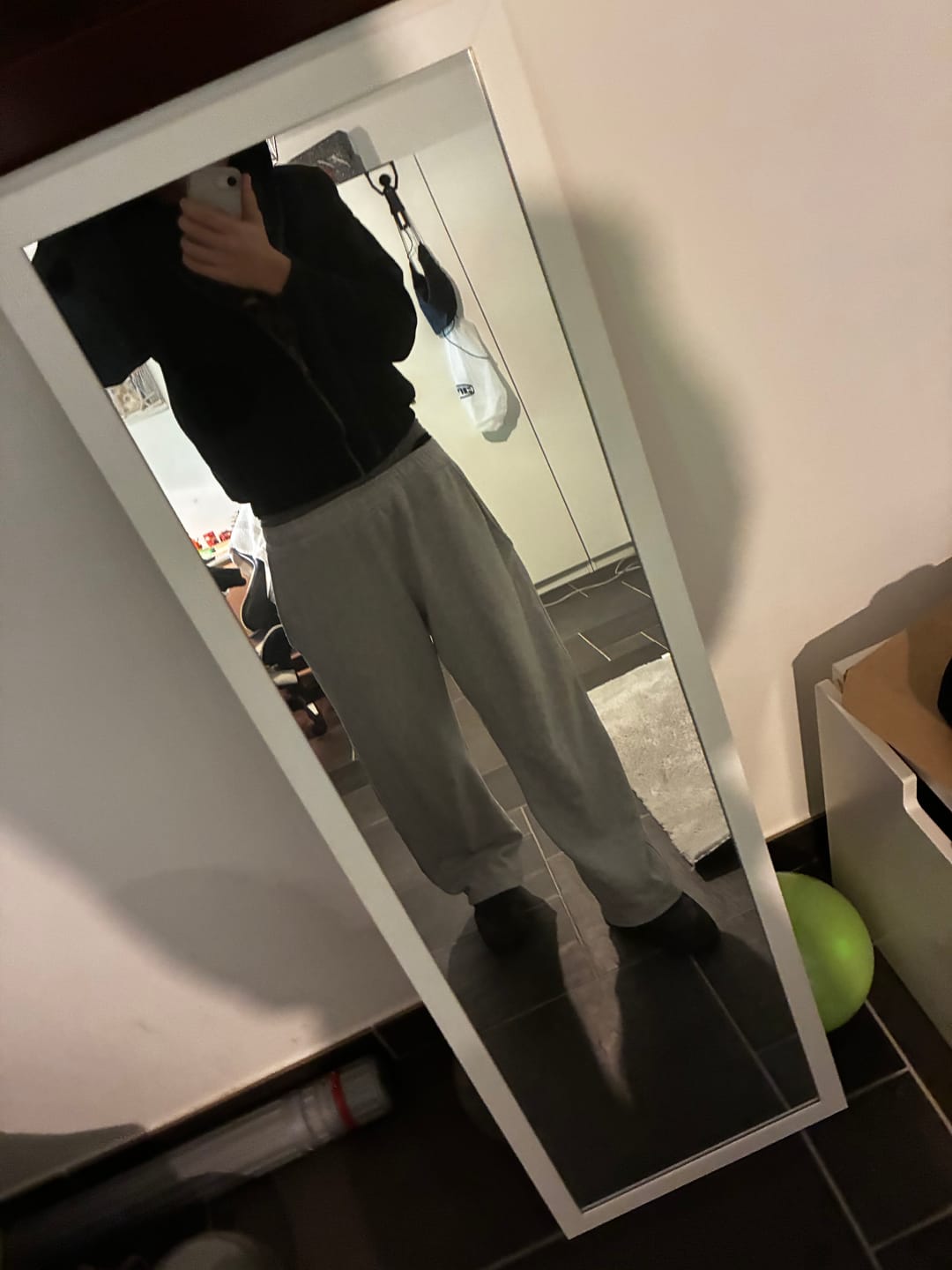 Customer photo review of Sweatpants Wide Fit Blanks 330GSM Sport Grey