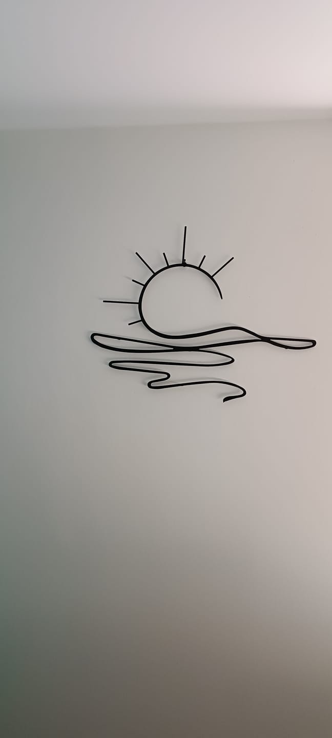 Customer photo review of Décoration Murale en Métal - Soleil (SUN.03)