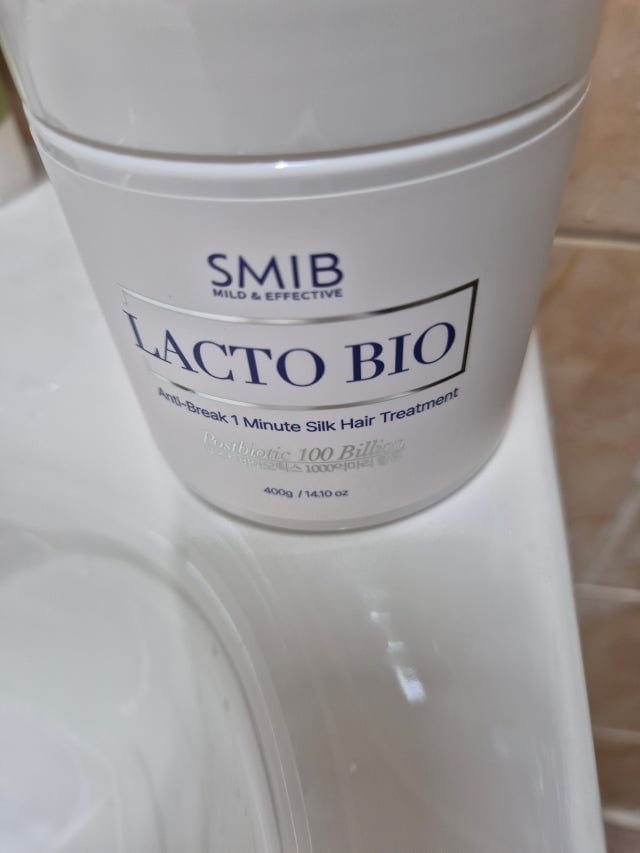 Customer photo review of [ SMIB ] -LactoBio Hair Mask Treatment >Anti Frizz & Repair Series