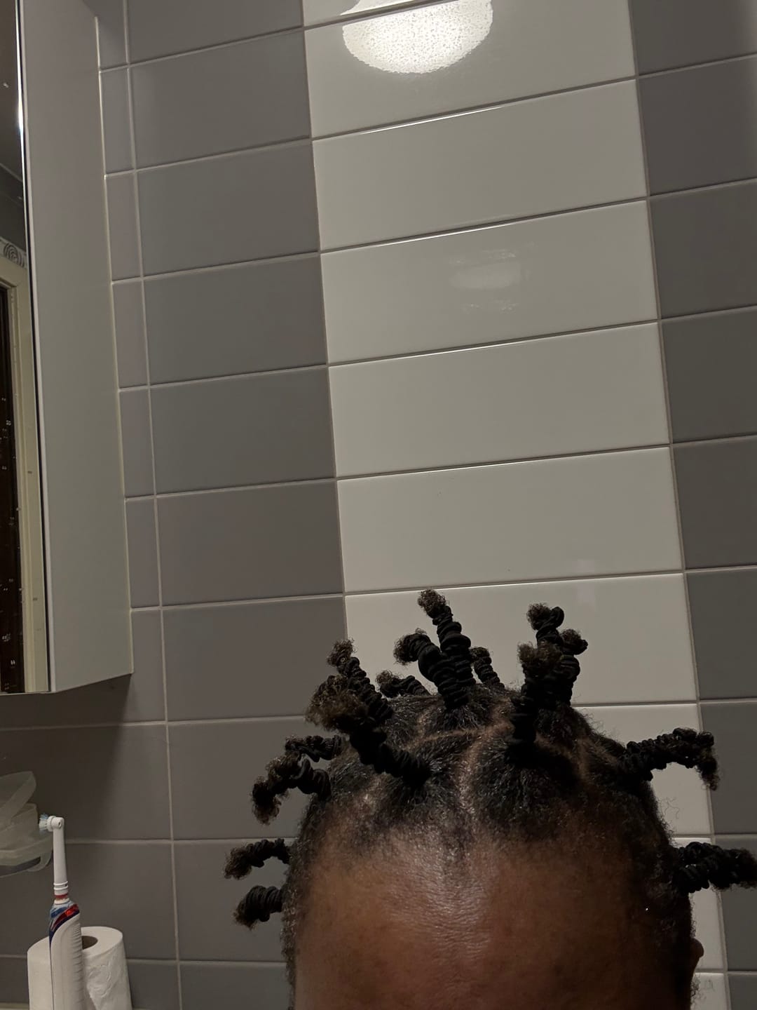 Customer photo review of Veganic Natural Hair Growth Oil