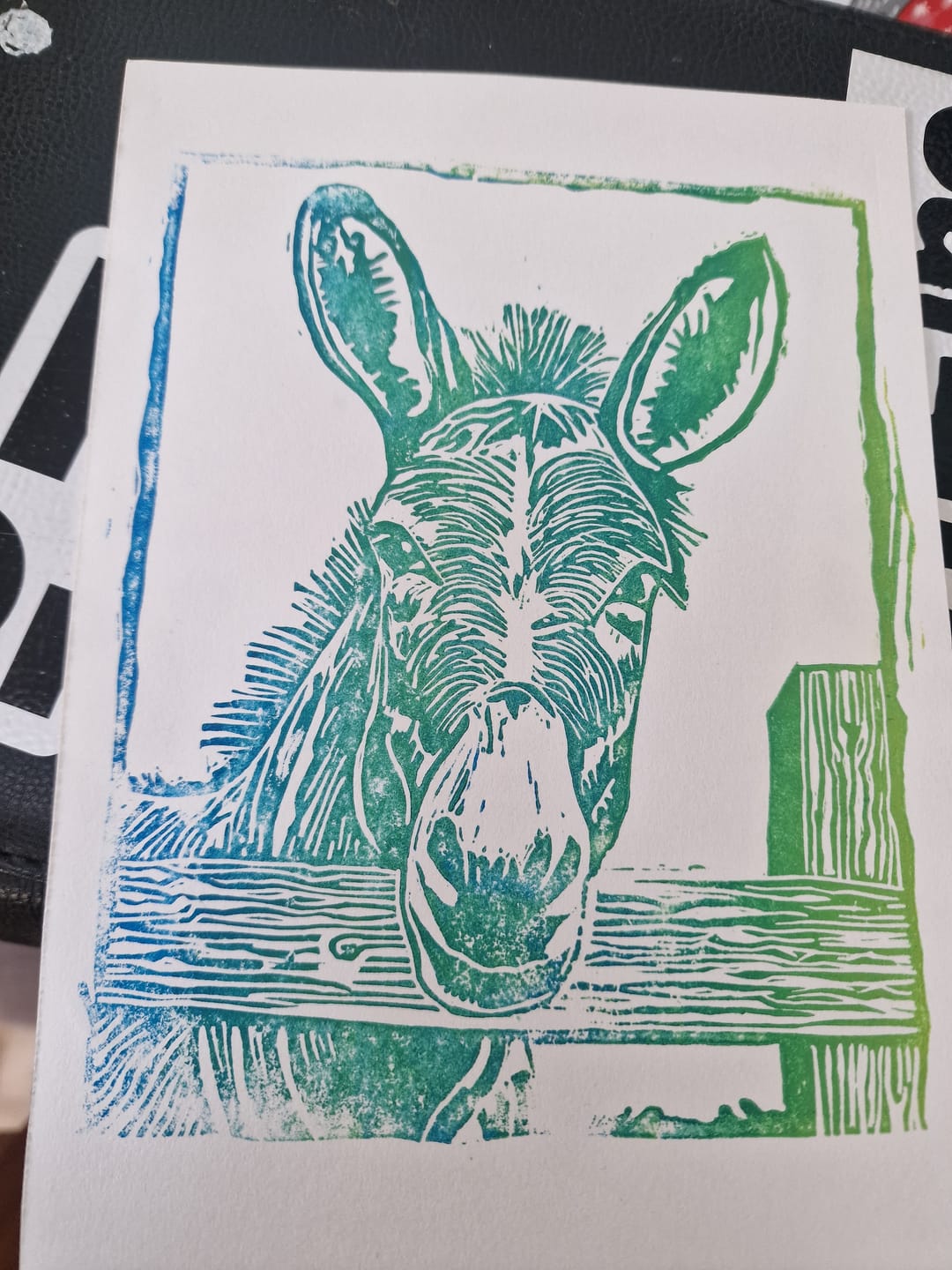 Customer photo review of Artisan Printmaking Hand Lever Press™