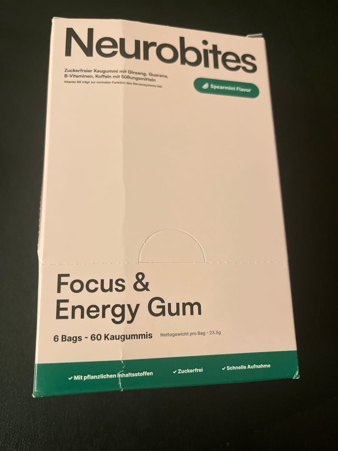 Customer photo review of Neurobites® Focus & Energy Gum (Performance-Starterpaket)
