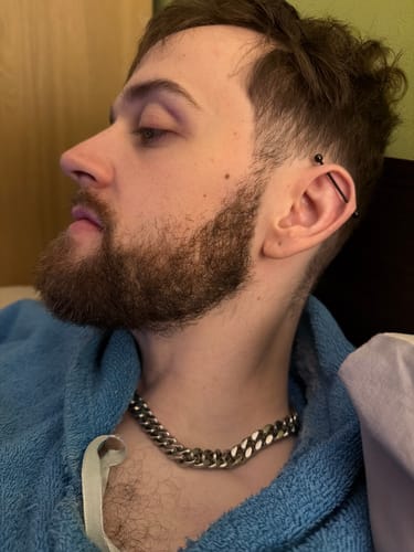 Customer photo review of CLEAN BOXED CUBANA CHAIN. - 11MM