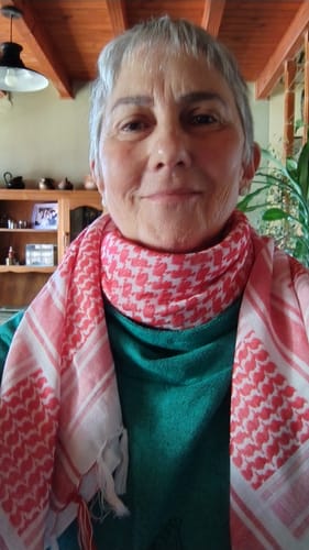 Customer photo review of Red & White Keffiyeh